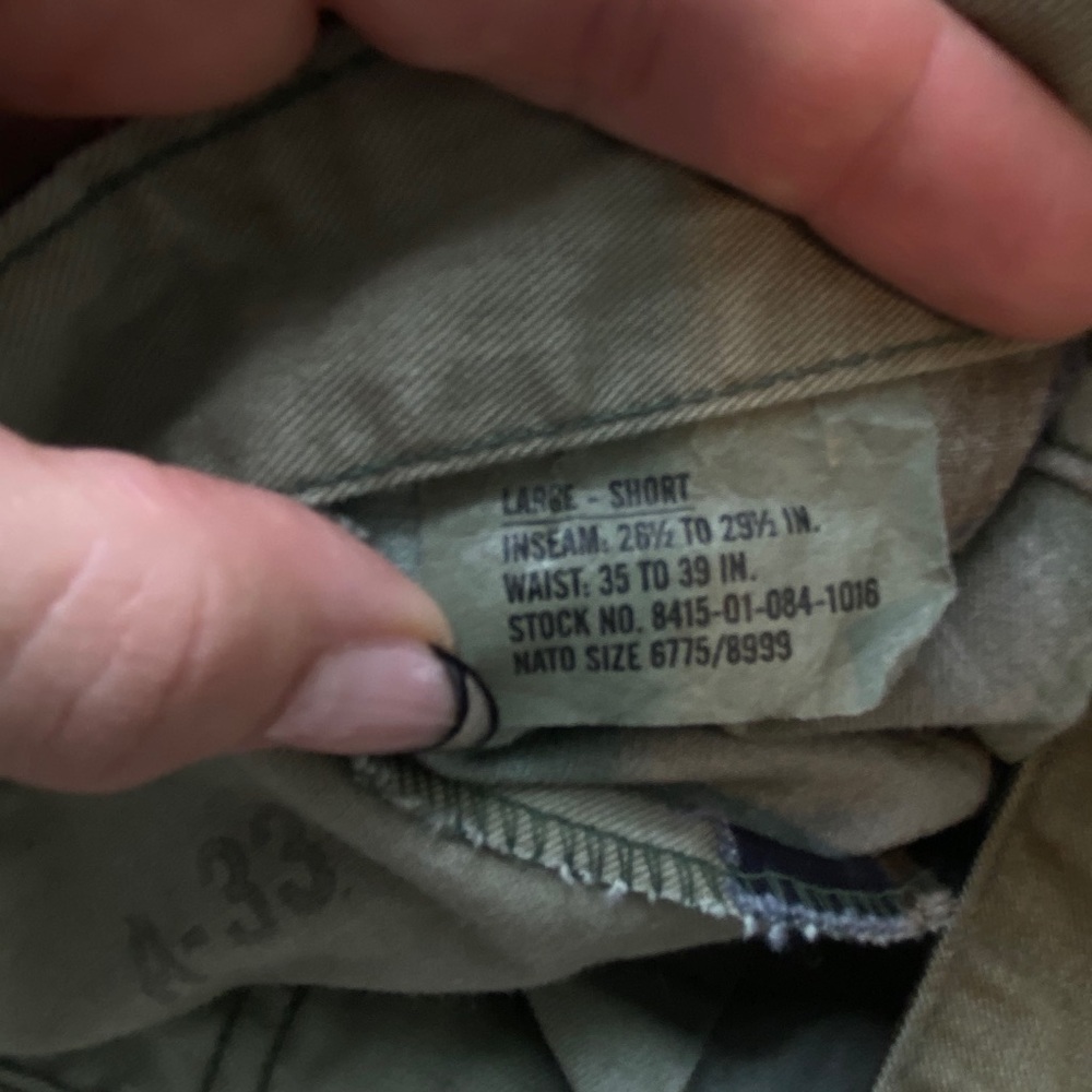 Men’s Vintage Army Pants